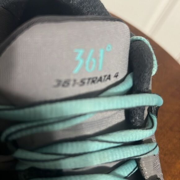 🔥 361 Degrees Women's Strata 4 Running Shoes - Sleet/Ebony - Sz 8.5 - PERFECT - Picture 7 of 12